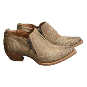 Frye Tan Ankle Boots